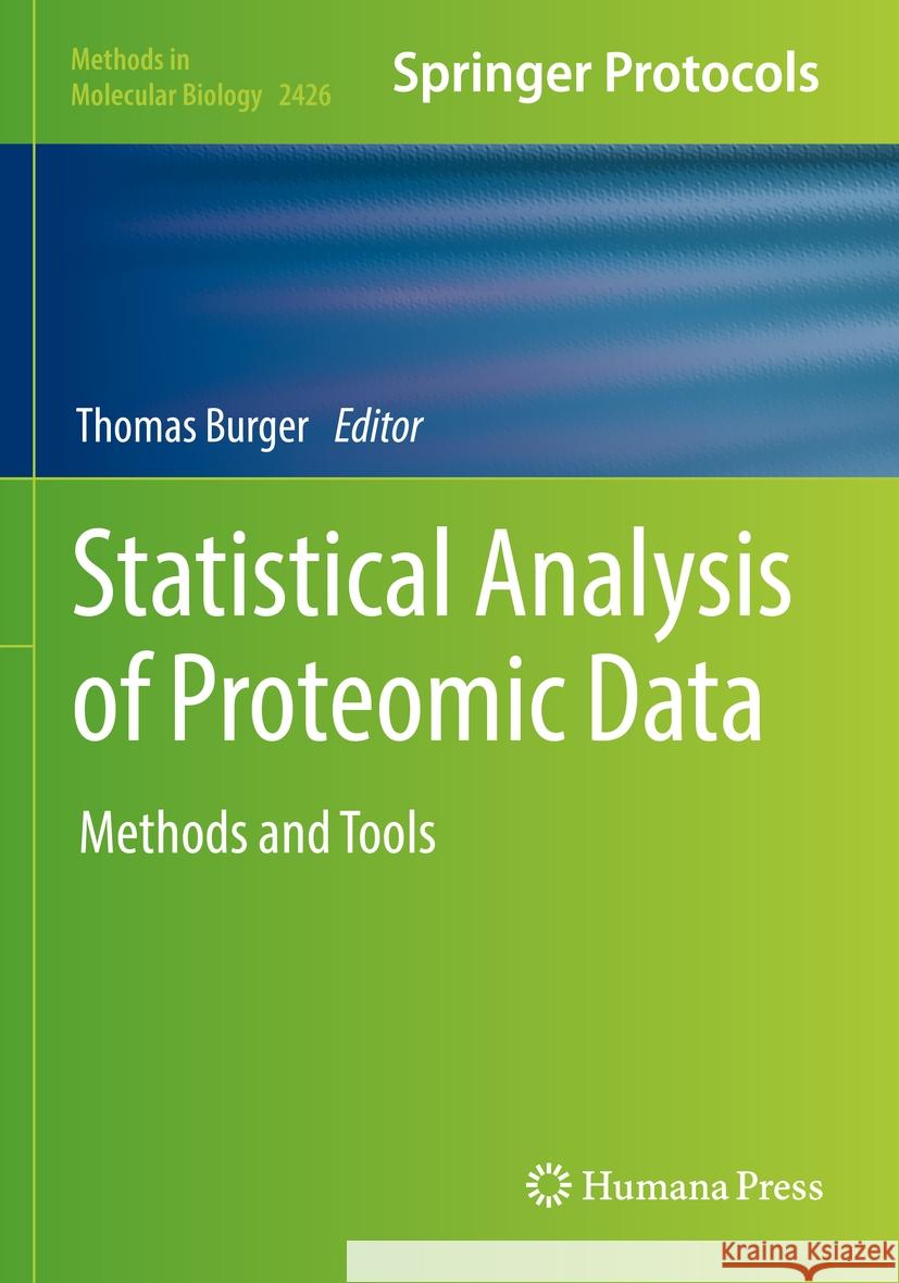 Statistical Analysis of Proteomic Data  9781071619698 Springer US - książka