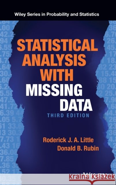 Statistical Analysis with Missing Data Roderick J. A. Little   9780470526798 Wiley-Blackwell (an imprint of John Wiley & S - książka