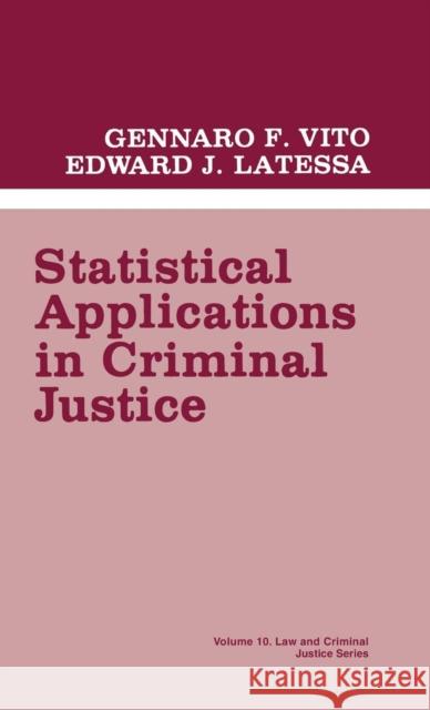 Statistical Applications in Criminal Justice  9780803929821 SAGE Publications Inc - książka