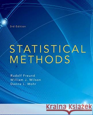Statistical Methods Rudolf Freund 9780123749703  - książka