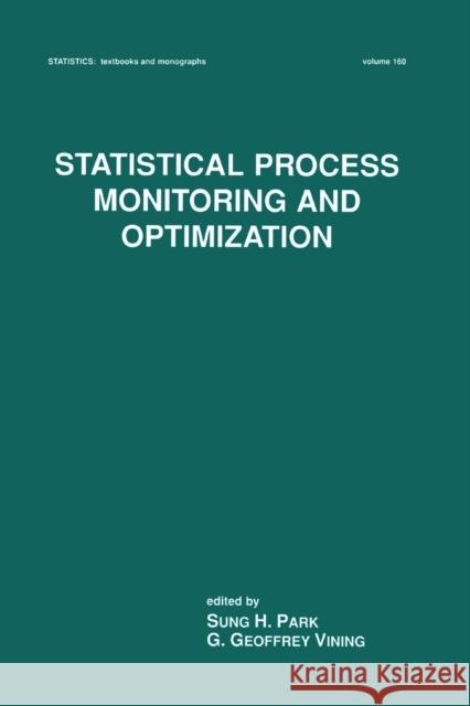 Statistical Process Monitoring and Optimization Geoffrey Vining 9780367579074 CRC Press - książka