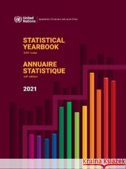 Statistical Yearbook 2021, Sixty-Fourth Issue (English/French Edition) United Nations Department for Economic and Social Affairs 9789212591667 United Nations - książka