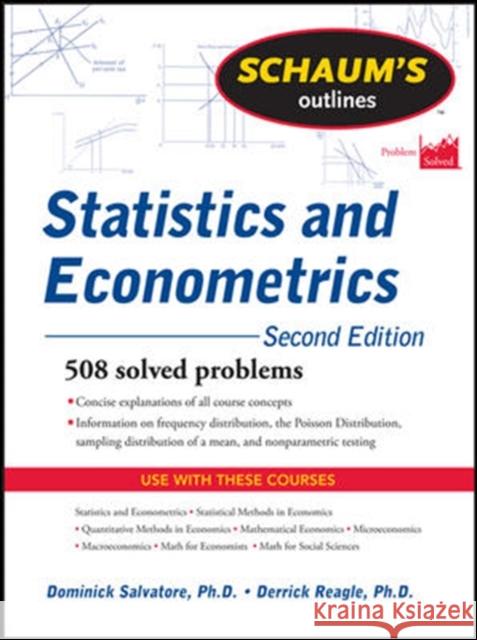 Statistics and Econometrics Salvatore, Dominick 9780071755474  - książka