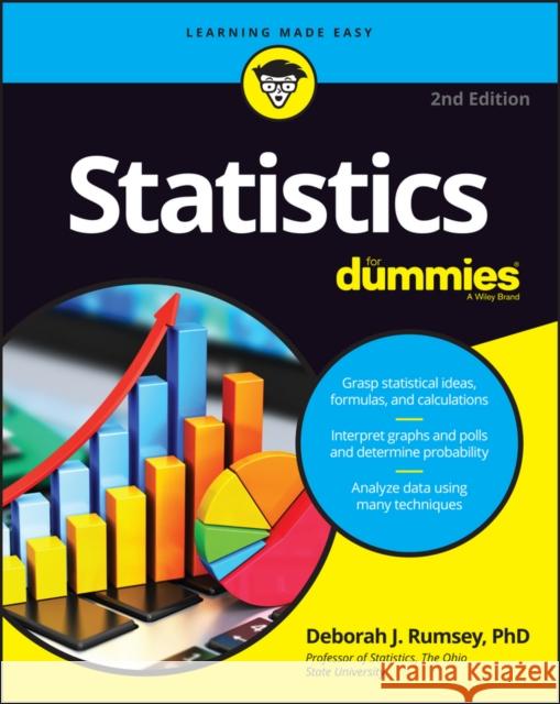 Statistics For Dummies Deborah J. Rumsey 9781119293521 John Wiley & Sons Inc - książka