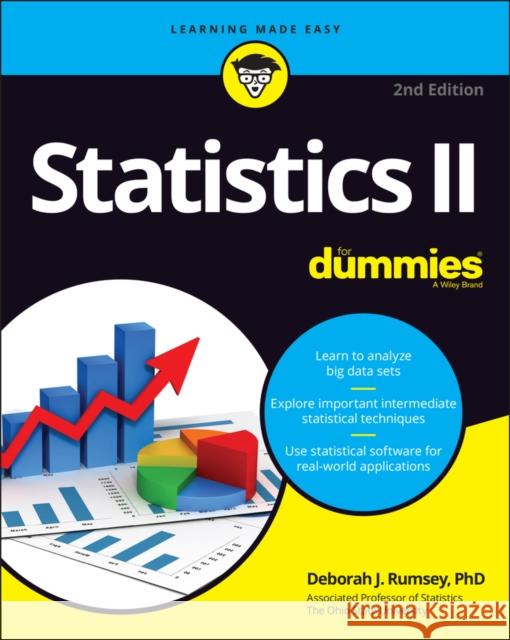 Statistics II For Dummies  9781119827399 John Wiley & Sons Inc - książka