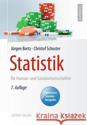 Statistik Für Human- Und Sozialwissenschaftler: Limitierte Sonderausgabe Bortz, Jürgen 9783662503737 Springer - książka