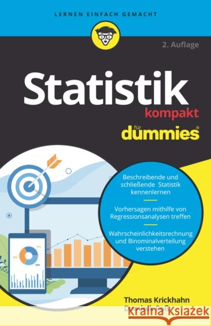 Statistik kompakt fur Dummies 2e T Krickhahn 9783527720910 Wiley-VCH Verlag GmbH - książka