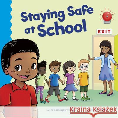 Staying Safe at School Thomas Kingsley Troupe Kat Uno 9781515840657 Picture Window Books - książka