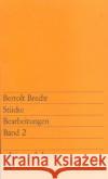 Stücke. Bearbeitungen. Band 2 Brecht, Bertolt 9783518107898 Suhrkamp Verlag