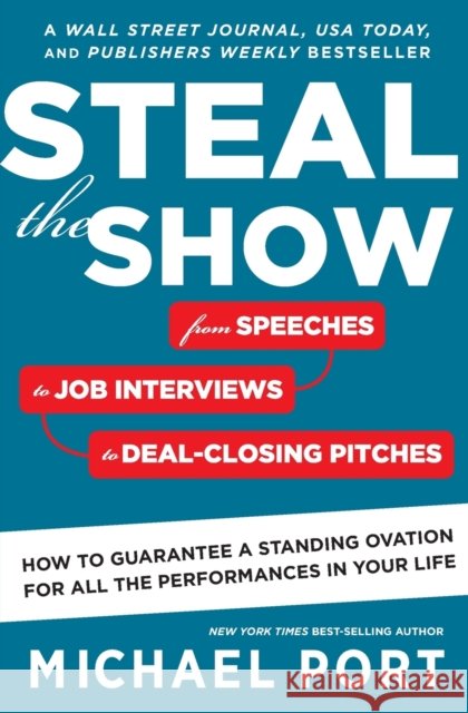 Steal the Show: From Speeches to Job Interviews to Deal-Closing Pitches, How to Guarantee a Standing Ovation for All the Performances Port, Michael 9780544800847 Mariner Books - książka