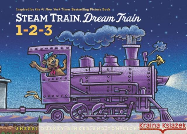 Steam Train, Dream Train 1-2-3 Sherri Duskey Rinker Tom Lichtenheld 9781452149141 Chronicle Books - książka