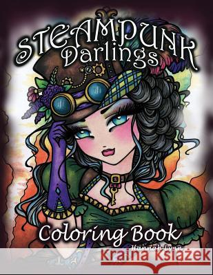 Steampunk Darlings Coloring Book Hannah Lynn 9781727854084 Createspace Independent Publishing Platform - książka