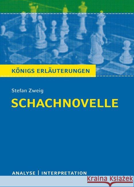 Stefan Zweig 'Schachnovelle' : Textanalyse und Interpretation mit ausführlicher Inhaltsangabe und Abituraufgaben mit Lösungen  9783804419865 Bange - książka