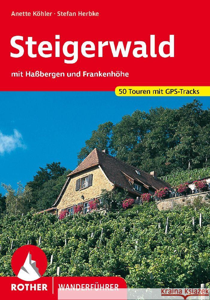 Steigerwald Köhler, Anette, Herbke, Stefan 9783763346523 Bergverlag Rother - książka