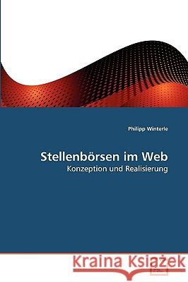 Stellenbörsen im Web Winterle Philipp 9783639274851 VDM Verlag - książka