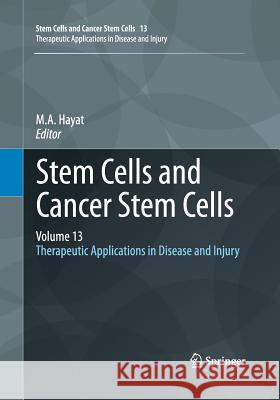 Stem Cells and Cancer Stem Cells, Volume 13: Therapeutic Applications in Disease and Injury Hayat, M. A. 9789402404210 Springer - książka