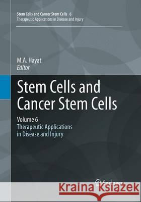 Stem Cells and Cancer Stem Cells, Volume 6: Therapeutic Applications in Disease and Injury Hayat, M. A. 9789401779456 Springer - książka