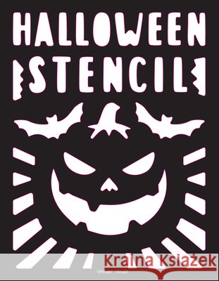 Stencil Book Halloween Wonder House Books 9789358563504 Wonder House Books - książka