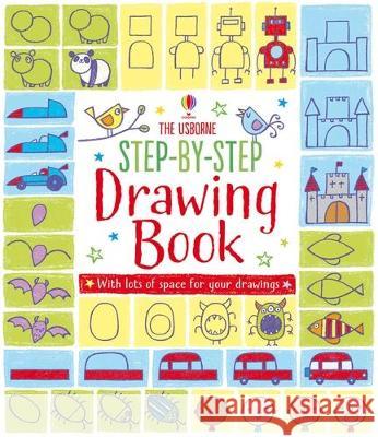 Step-By-Step Drawing Book Fiona Watt Candice Whatmore 9781805319498 Usborne Books - książka