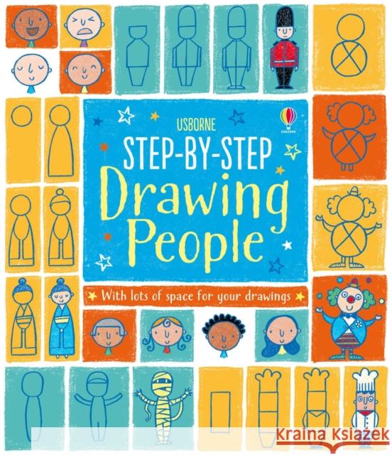 Step-by-step Drawing People Fiona Watt 9781409581185 Usborne Publishing Ltd - książka