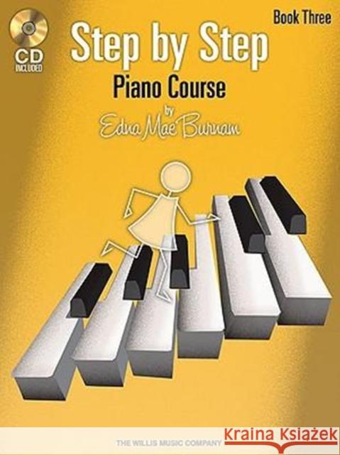 Step by Step Piano Course - Book 3 with CD Edna Mae Burnam 9781423436072 Hal Leonard Corporation - książka