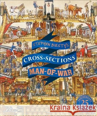 Stephen Biesty's Cross-Sections Man-Of-War Stephen Biesty Richard Platt 9781465484710 DK Publishing (Dorling Kindersley) - książka