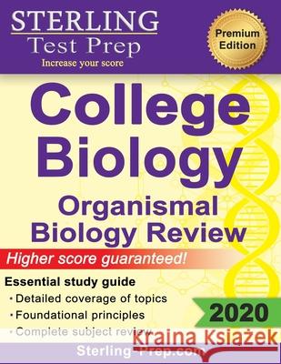 Sterling Test Prep College Biology: Organismal Biology Review Sterling Test Prep 9781947556676 Sterling Test Prep - książka