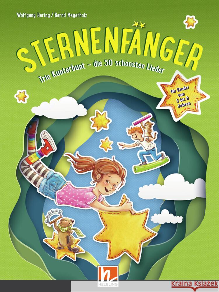 Sternenfänger. Paket, m. 2 Audio-CD : Trio-Kunterbunt - die schönsten 50 Lieder Hering, Wolfgang; Meyerholz, Bernd 9783862274376 Helbling Verlag - książka