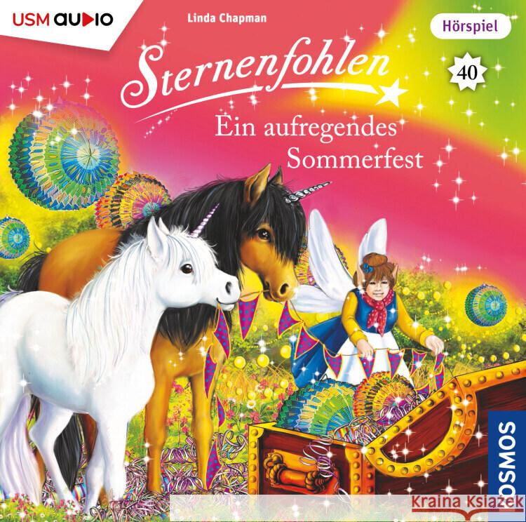 Sternenfohlen (Folge 40): Ein aufregendes Sommerfest Chapman, Linda, Setsman, Cordula 9783803231604 United Soft Media (USM) - książka
