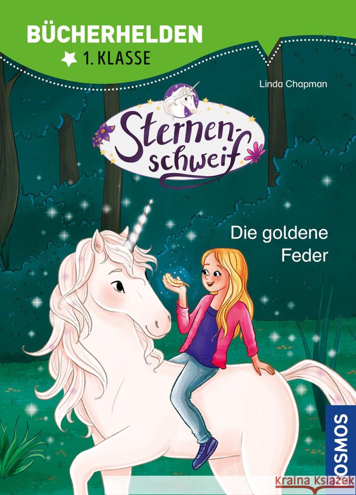 Sternenschweif, Bücherhelden 1. Klasse, Die goldene Feder Chapman, Linda 9783440172780 Kosmos (Franckh-Kosmos) - książka