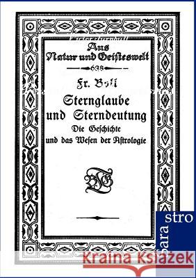 Sternglaube und Sterndeutung Boll 9783864710568 Sarastro - książka