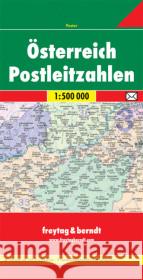 Österreich, Postleitzahlen  9783707913569 Freytag-Berndt u. Artaria - książka