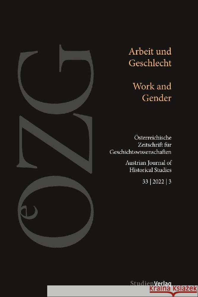 Österreichische Zeitschrift für Geschichtswissenschaften 33/3/2022  9783706562195 StudienVerlag - książka