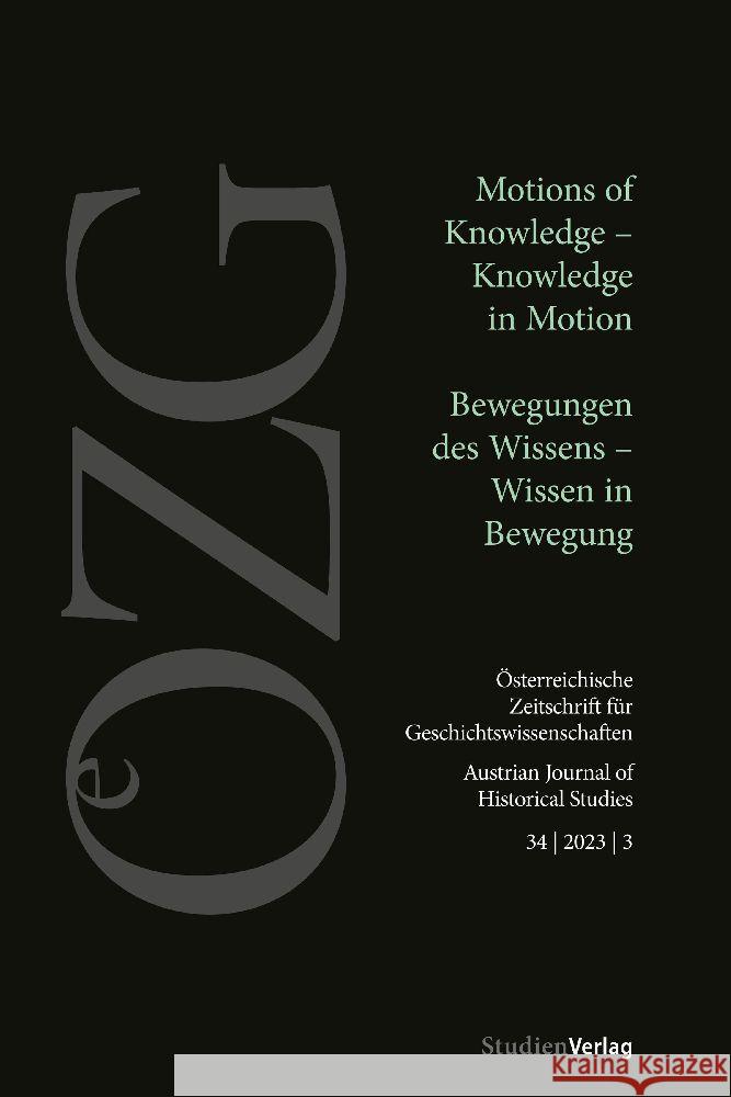 Österreichische Zeitschrift für Geschichtswissenschaften 34/3/2023  9783706563093 StudienVerlag - książka