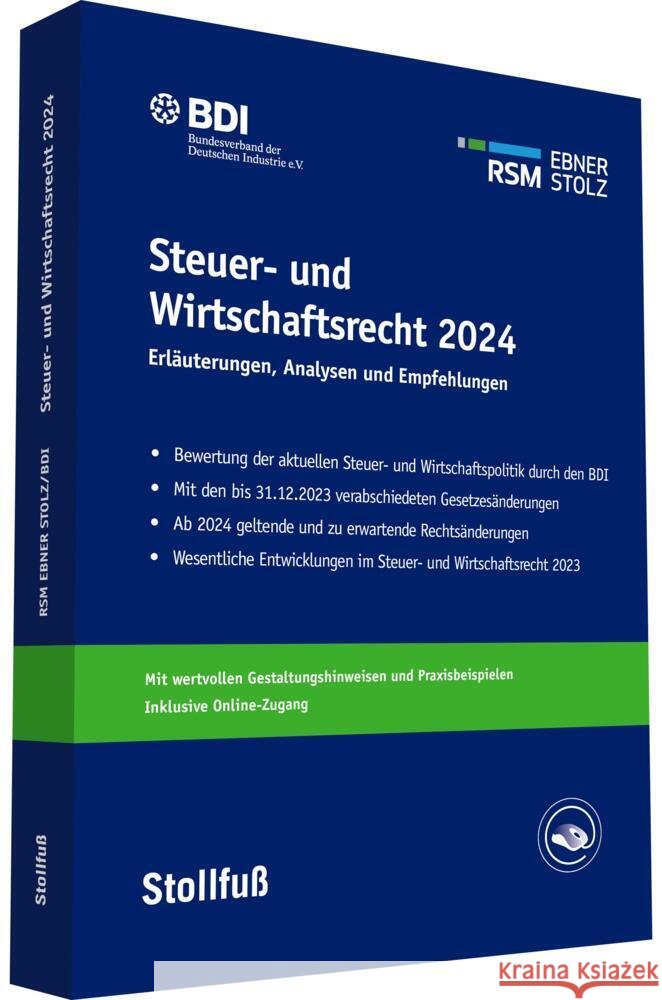 Steuer- und Wirtschaftsrecht 2024  9783083184607 Stollfuß Verlag Buch - książka