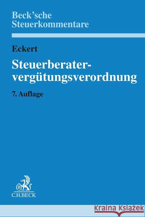 Steuerberatervergütungsverordnung  9783406776298 Beck Juristischer Verlag - książka