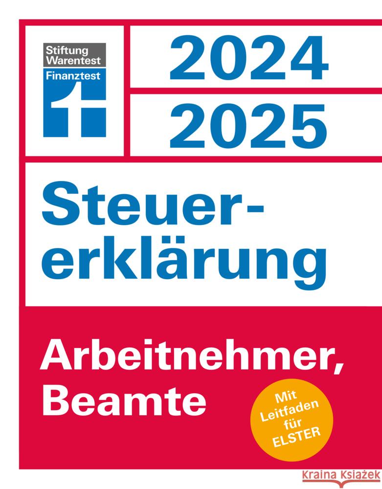 Steuererklärung 2024/2025 - Arbeitnehmer, Beamte Reuß, Udo 9783747108512 Stiftung Warentest - książka