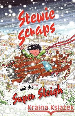 Stewie Scraps and the Super Sleigh Sheila M Blackburn 9781903853894  - książka