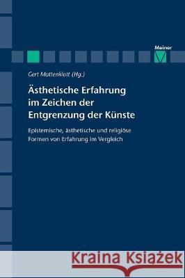 Ästhetische Erfahrung im Zeichen der Entgrenzung der Künste Gert Mattenklott 9783787316984 Felix Meiner - książka