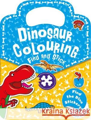 Stick & Find - Dinosaur  9781788106108 Bonnier Books Ltd - książka