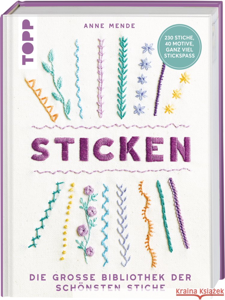 Sticken Mende, Anne 9783735870278 Frech - książka