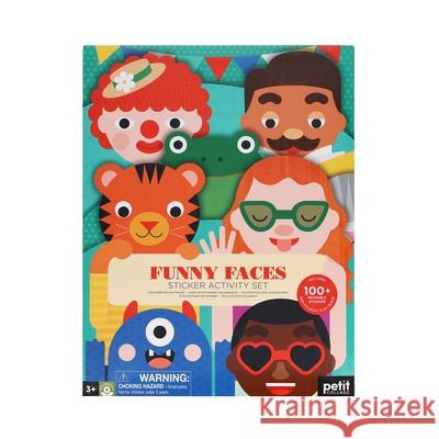 Sticker Activity Set: Funny Faces Petit Collage 9781797229331 Chronicle Books - książka