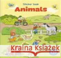 Sticker book Animals  9788075181459 Jiri models - książka