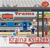 Sticker book Trains  9788075182883 Jiri models - książka