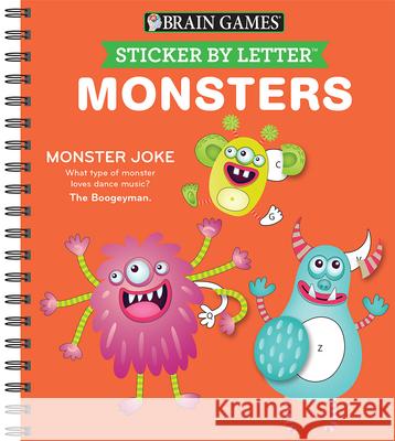 Sticker by Letter: Monsters Publications International Ltd 9781640307407 Publications International, Ltd. - książka