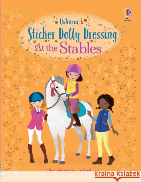 Sticker Dolly Dressing At the Stables LUCY BOWMAN 9781801313186 Usborne Publishing Ltd - książka