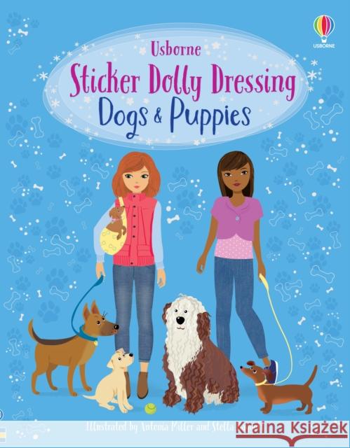 Sticker Dolly Dressing Dogs and Puppies Fiona Watt 9781801313179 Usborne Publishing Ltd - książka