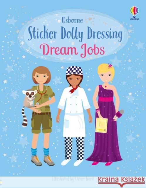 Sticker Dolly Dressing Dream Jobs Emily Bone 9781474990820 Usborne Publishing Ltd - książka