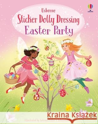Sticker Dolly Dressing Easter Party Fiona Watt Antonia Miller 9781836052845 Usborne Books - książka