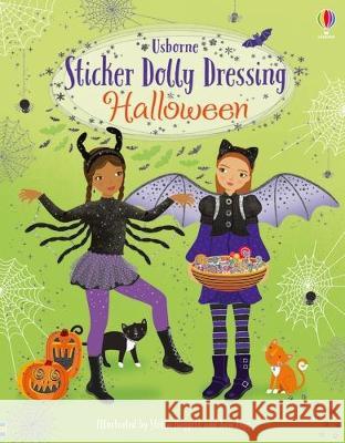 Sticker Dolly Dressing Halloween Fiona Watt Non Figg 9781805317029 Usborne Books - książka